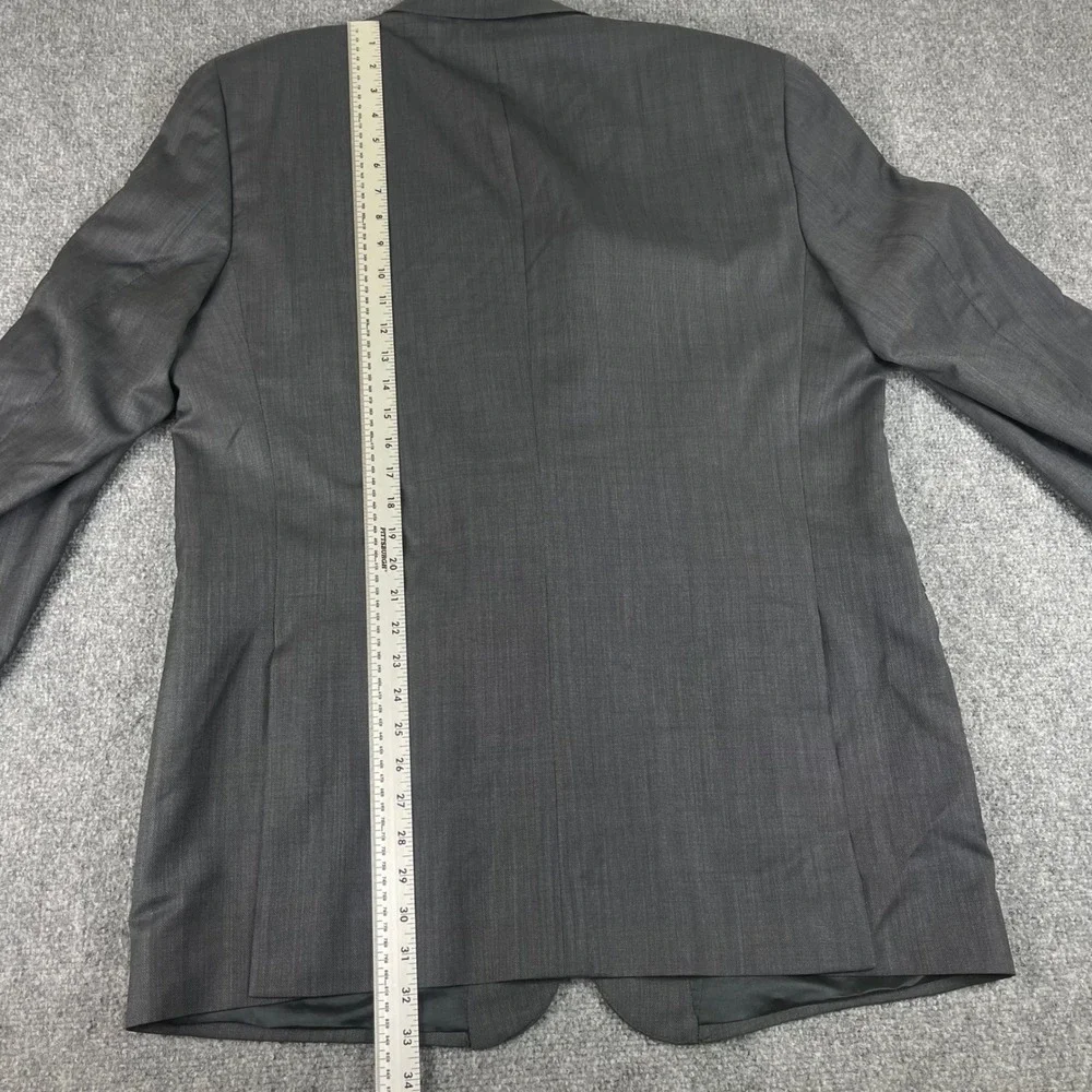 Ermenegildo Zegna Blazer Size 44 Gray Saks Fifth‎ Avenue Wool Blazer Italy Men's